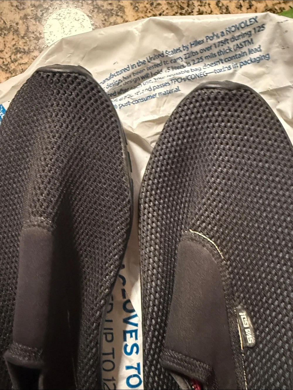 Skechers slip design
